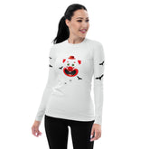 Dark Forest Frights Women's Rash Guard with Halloween design